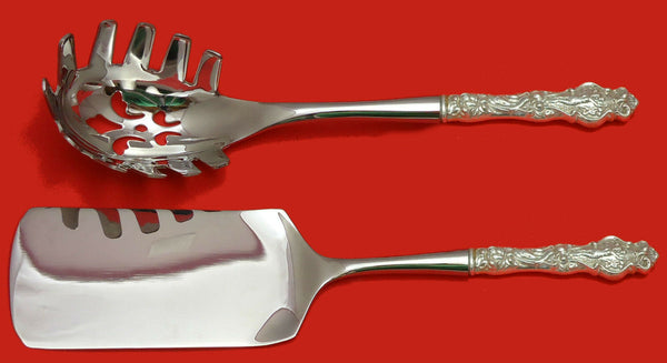 Irian by Wallace Sterling Silver Italian Pasta Server Set 2pc  HHWS  Custom Made