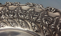 Tiffany & Co. Sterling Silver Child's Set 2pc Bowl & Underplate w/Cupids #0111