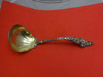 Les Six Fleurs by Reed & Barton Sterling Silver Soup Ladle Goldwashed 11 1/2"