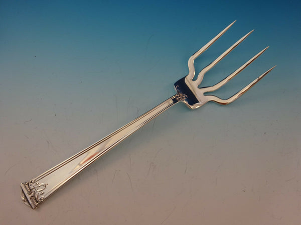 Trianon by International Sterling Silver BBQ Serving Fork 7 1/2" Custom Made