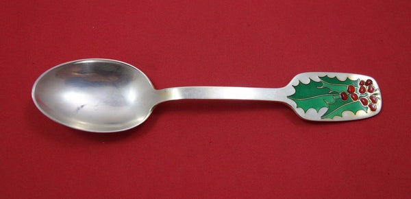 Christmas Theme by Michelsen Sterling Silver Teaspoon 1946 6 3/8"