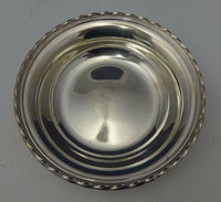 Silver Flutes by Towle Sterling Silver Candy Dish / Nut Dish 7" Diameter (#0622)