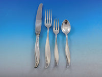 Warsaw Poland 800 Silver Flatware Set Service Polish Pine Spray design 76 pieces