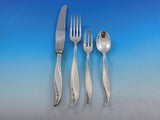 Warsaw Poland 800 Silver Flatware Set Service Polish Pine Spray design 76 pieces
