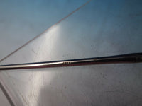 English Victorian Sterling Silver Glove Button Hook w/ Garnet Eyes (#6321)