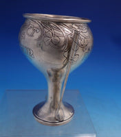 Frank Whiting Sterling Silver Golf Trophy Acid Etched with Clover #6480 (#7022)