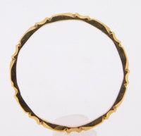 14k Yellow Gold Ring Band with Bows 2.1mm (#J3913)