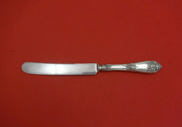 Fleur De Lis by Alvin Sterling Silver Dinner Knife Blunt with Silverplate 9 3/4"