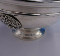 Continental by International Sterling Silver Candy Dish with ATA Insignia #3230