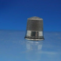 Simons Sterling Silver Thimble #50 0.07 ozt 3/4" x 5/8" (#6605)