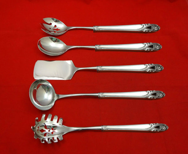 Spring Glory by International Sterling Silver Hostess Set 5pc HHWS  Custom Made