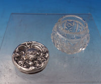 Rose by Unknown Sterling Silver Cut Crystal Jelly Jar Small 1 3/4" (#7265)