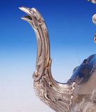 Henry Wilkinson Silverplate Tea Set 6pc with 3-D Bird Finials c. 1860's (#3080)