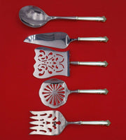 English Shell by Lunt Sterling Silver Brunch Serving Set 5pc HH WS Custom Made