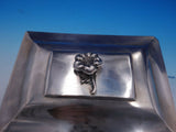 Polish 700 Silver Footed Jewelry Box with Flower Finial by Carl Frendon (#4227)