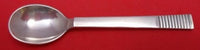 Parallel by Georg Jensen Sterling Silver Salt Spoon Master 3 3/4"