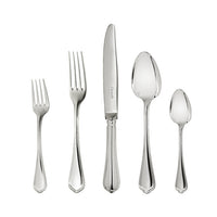 Spatours by Christofle Paris France Silver Plate 5 Piece Place Setting New