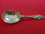 Les Six Fleurs by Reed & Barton Sterling Silver Berry Spoon 9 5/8"