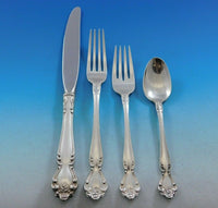 Secret Garden by Gorham Sterling Silver Flatware Set For 8 Service 34 Pieces