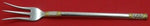 Aegean Weave Gold by Wallace Sterling Silver Lemon Fork 6"