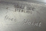 Rose Point by Wallace Sterling Silver Tray Round 14" (#1145) Serving