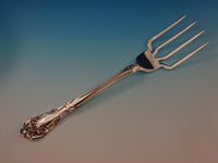 Chateau Rose by Alvin Sterling Silver BBQ Serving Fork 7 3/4" Custom Made
