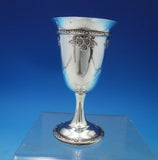 Rose Bouquet by Fisher Sterling Silver Wine Goblet #1467 4 5/8" 2.37 ozt (#6786)