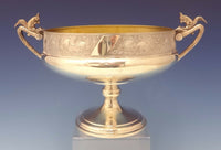 Whiting Sterling Silver Master Nut Bowl On Pedestal w/3-D Squirrels (#0744)