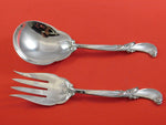 Waltz of Spring by Wallace Sterling Silver Salad Serving Set 2pc All Sterling 9"