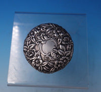 Repousse by Galt Sterling Silver Dresser Jar 2 1/4" x 2 1/4" 3.17 ozt. (#5059)