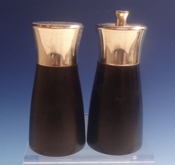 Jade Plain by Contempra House Sterling Silver Salt & Pepper Shakers 2pc (#0823)