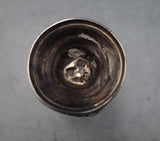 English Georgian Sterling Silver Pepper Shaker Hand Engraved w/Flowers (#6819-2)