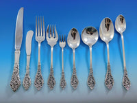 Florentine Lace by Reed & Barton Sterling Silver Flatware Set Service 117 Pieces