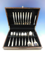 Variation V by Dansk Stainless Steel Flatware Set Service 44 pieces Vintage