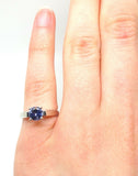 14k Round .79ct Genuine Natural Tanzanite Ring (#J3808)