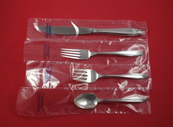 Prelude by International Sterling Silver Regular Size Place Setting(s) 4pc New