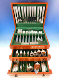 Tiber by Buccellati Sterling Silver Flatware Set for 12 Service 132 pcs Dinner