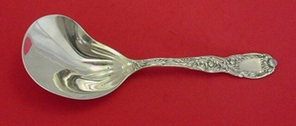 Chrysanthemum by Tiffany and Co Sterling Silver Berry Spoon Conch 9 1/2"