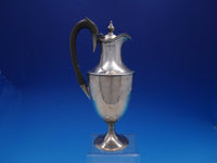 Victorian English Weighted Sterling Silver Wine Ewer with Wood Handle (#4300)