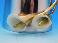 Calla Lily by Michael Aram Stainless Steel and Brass Vase Medium - New