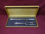 Lily by Frank Whiting Sterling Silver Roast Carving Set In Original Box 2pc