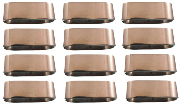 Daily Line by Villeroy & Boch Stainless Steel Napkin Ring Set of 12 New Flatware