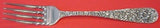Rose by Stieff Sterling Silver Dinner Fork Rare 8" Antique Flatware