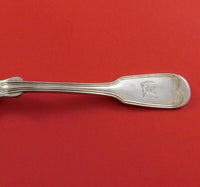 Fiddle by Tiffany and Co Sterling Silver Teaspoon with Crest 5 7/8" Flatware
