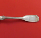 Fiddle by Tiffany and Co Sterling Silver Teaspoon with Crest 5 7/8" Flatware