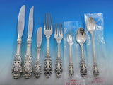 Crown Baroque by Gorham Sterling Silver Flatware Set 12 Service 107pc Dinner New