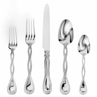 Regale Satin by Ricci Stainless Flatware Tableware Set Service 12 New 65 Pcs