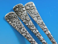 Arlington by Towle Sterling Silver Flatware Set for 8 Service 49 pcs Floral Rare