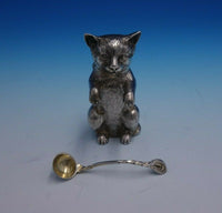 James B. Hennell English Victorian Sterling Silver Condiment Set 5pc (#4740)