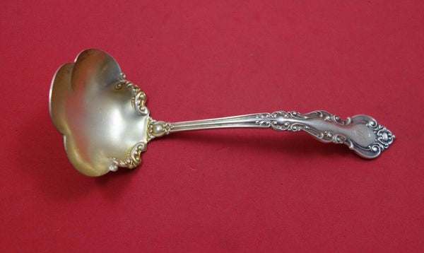 Warwick by International Sterling Silver Gravy Ladle Gold Washed 7 3/8"